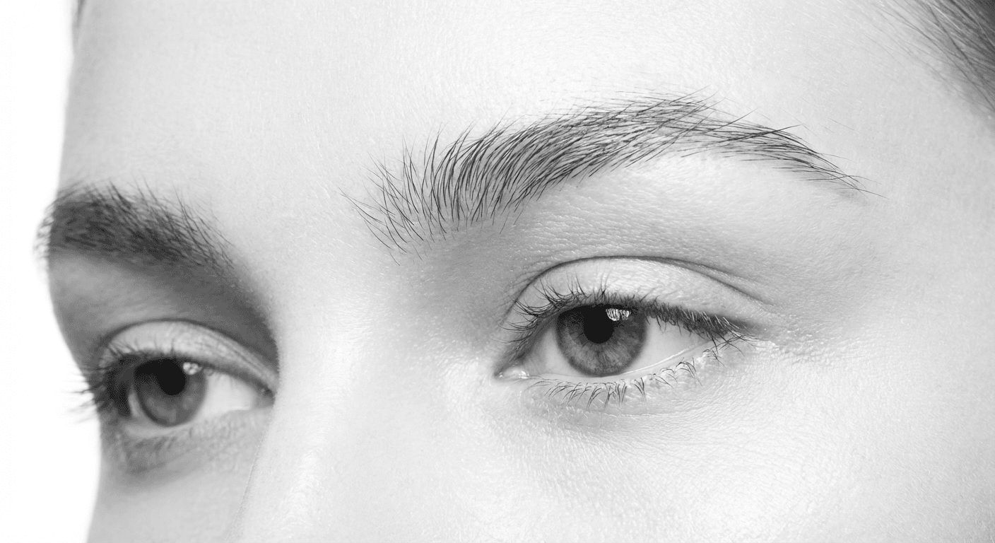 Brow Lamination Transformation - Before